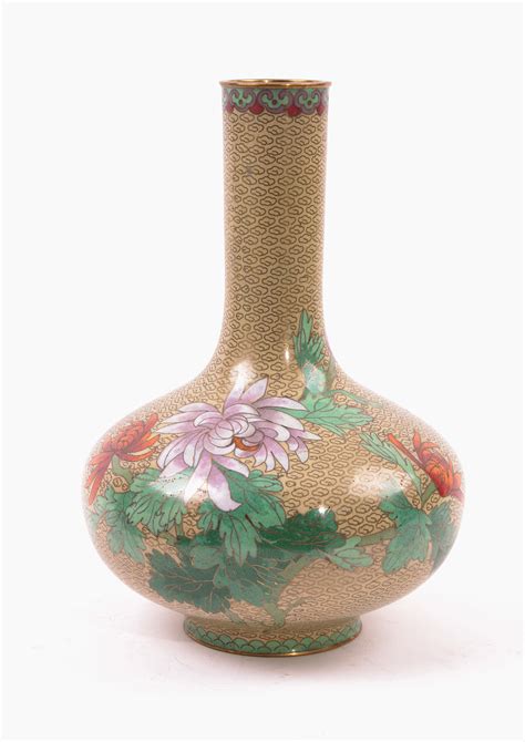 Cloisonné Vase 1 Viertel 20 Jhdt Schmuck Kunst Antiquitäten 07