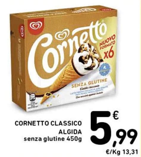 CORNETTO CLASSICO ALGIDA Senza Glutine 450g Offerta Di Spazio Conad