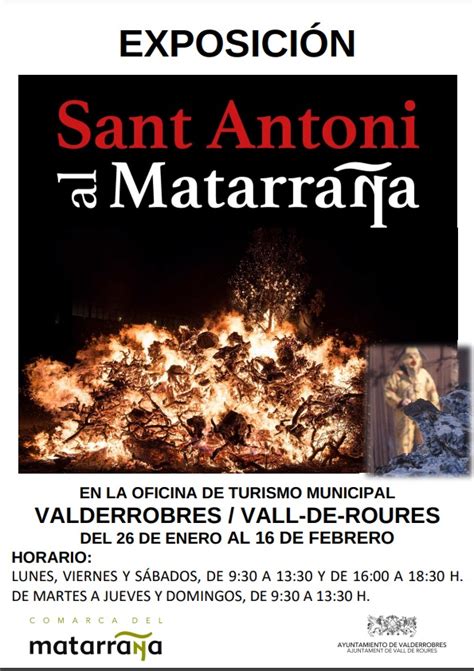 EXPOSICIÓN SAN ANTONI EN EL MATARRAÑA EN VALDERROBRES Comarca del