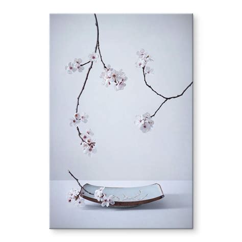 Tableau Sur Verre Acrylique Karpova Sakura Spa Wall Art Fr