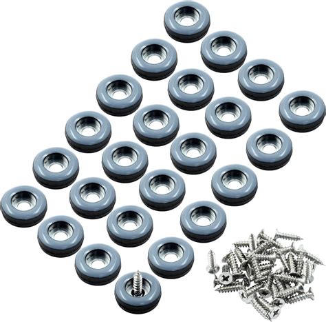 Amazon Murtenze 24Pcs Teflon Furniture Sliders Pads 19mm PTFE