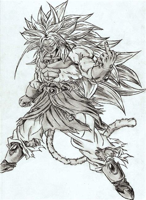 Broly Drawing By Chinoru On Deviantart