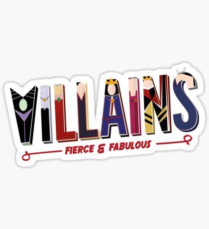 Disney Villains Stickers for Sale | Disney sticker, Disney villains ...