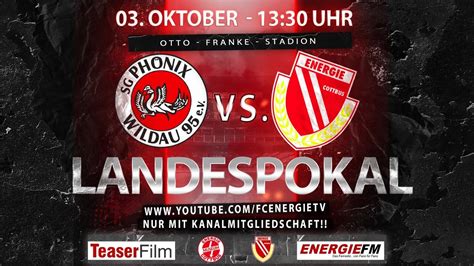 Landespokal Brandenburg Zweite Runde SG Phönix Wildau vs FC Energie