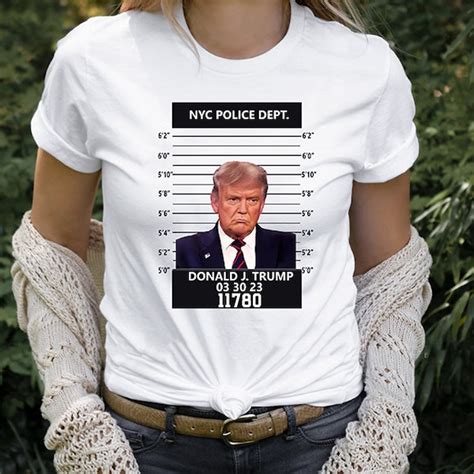 Trump Mugshot Shirt Etsy