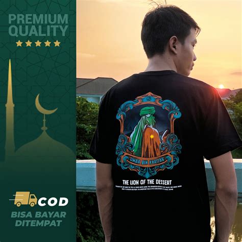 Jual Kaos Islami Umar Bin Khattab 2 Shopee Indonesia