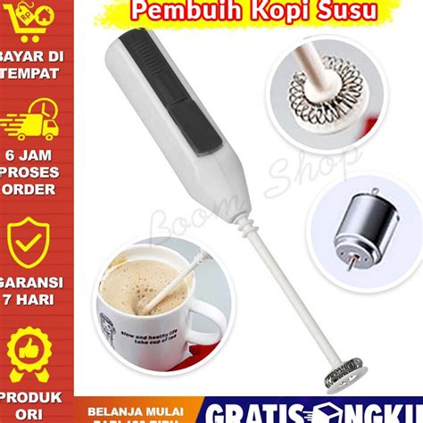 Jual Mul Milk Frother Hand Mixer Mini Electrik Dalgona Alat Pengaduk