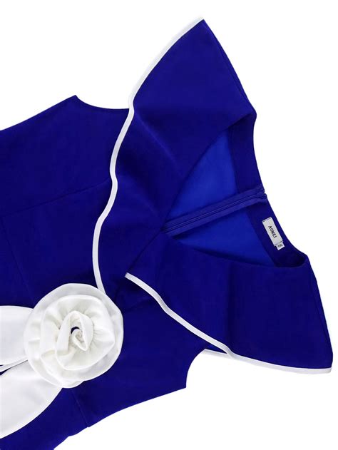 Wholesale Elegant V Neck Cap Sleeve Ruffle Pencil Midi Party Dresses
