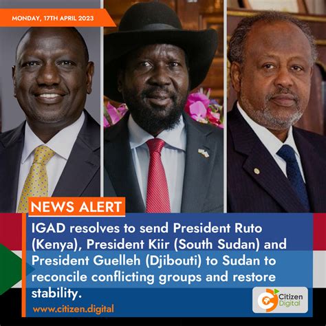 Citizen TV Kenya On Twitter IGAD Resolves To Send President Ruto