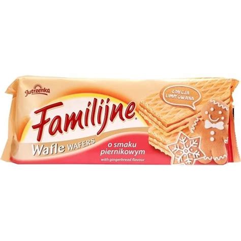 Wafle Familijne O Smaku Piernikowym Jutrzenka G Dobre Ceny