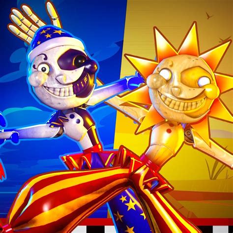 Sun And Moon Show In 2023 Sun And Moon Drawings Moon Drawing Fnaf Art