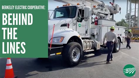 Behind The Lines Bucket Truck With Berkeley Electric Cooperative Youtube