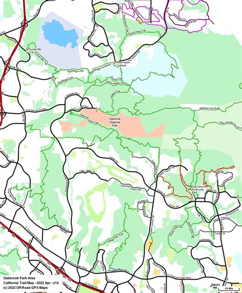 Wood Ranch - California Trail Map