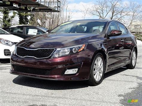 2014 Dark Cherry Kia Optima Ex 119280898 Photo 3 Car