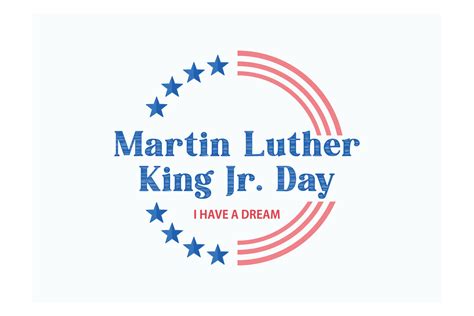 Martin luther king jr. day. With text i have a dream. American flag ...