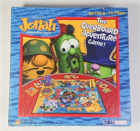 JONAH A VEGGIETALES Movie The Overboard Adventure Board Game Big Idea