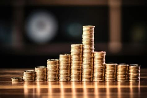 Premium Photo Stacks Of Gold Coins