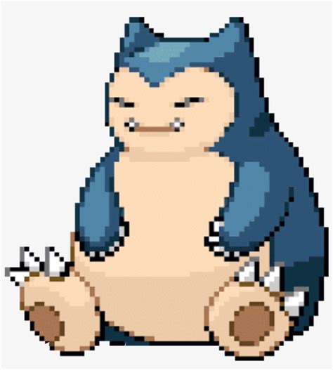 Snorlax Pixel Art Pokemon Snorlax Png Image Transparent Png Free | Sexiz Pix