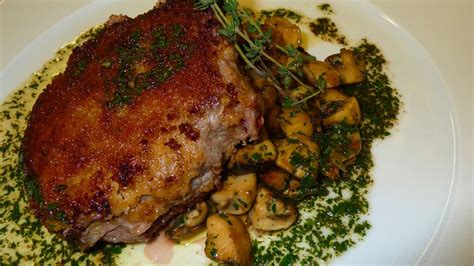 Veal cutlets with mushrooms and comté | SBS Food