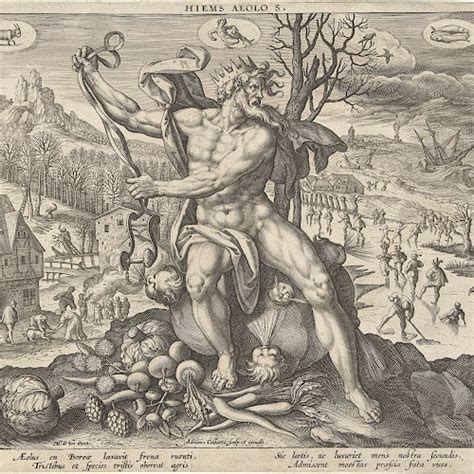 Winter Adriaen Collaert After Maerten De Vos 1570 1618 Rijksmuseum