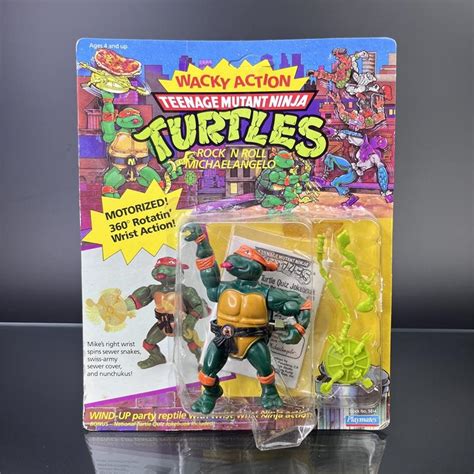 1989 Tmnt Teenage Mutant Ninja Turtles Rock N Roll Michaelangelo