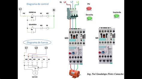 Diagrama Electrico De Motor Trifasico Arranque Trifasico Dir