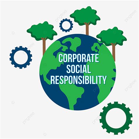 Corporate Social Responsibility Clipart Vector Sustainable Development