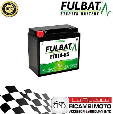 BATTERIA FULBAT GEL FTX14 BS YTX14 BS APRILIA ETV CAPONORD 1000 ABS