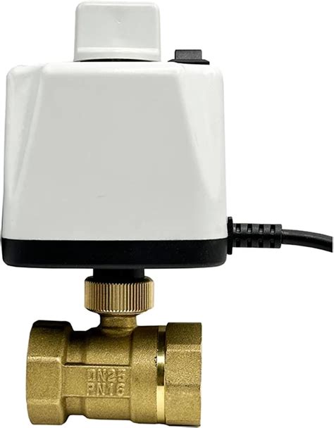 1 Brass Normally Closedopen Motorized Ball Valve 220v 12v 24v 2 Wire Brass Electric Ball Valve