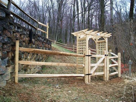 Building A Split Rail Fence Gate Madison Art Center Design