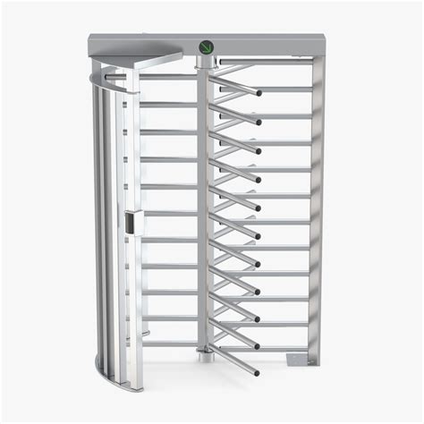 Turnstile Single Gate Full Height 3d Model 15 Max 3ds C4d Fbx