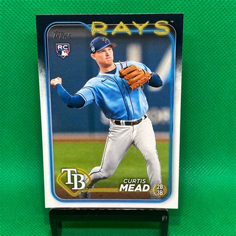 2024 Topps Series 1 Curtis Mead Rookie Card Tampa Bay Rays