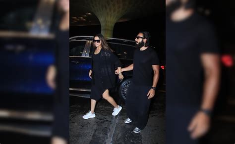 Parents To Be Deepika Padukone And Ranveer Singh Jet Off To London Watch