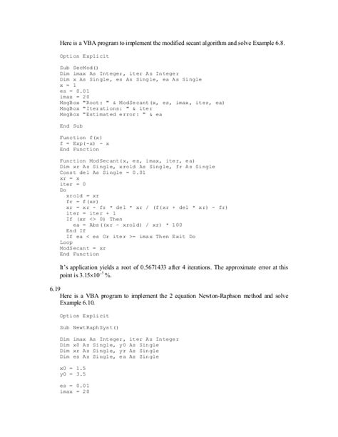 Fortran Program For Secant Method Numerical Fameintensive