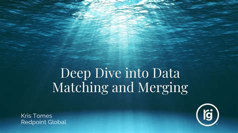 Deep Dive Into Data Matching And Merging Youtube