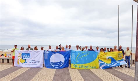 Lagos Bandeira Azul Hasteada Nas Praias Do Concelho Mais Algarve