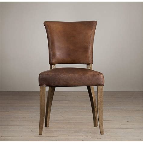 Restoration Hardware Adele Leather Dining Chairs AptDeco