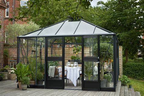 Serre En Verre Tremp Mm Jardin Couvert