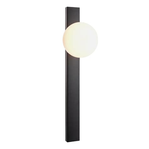 Level Black Or Gold And Opal Glass Ball Wall Light — Za