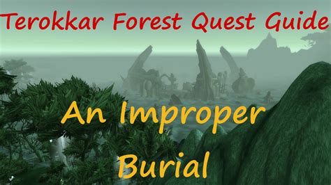 Quest An Improper Burial Youtube