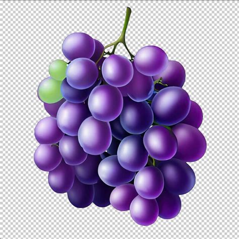 Ilustra O De Cacho De Uvas Em Png Psd Premium