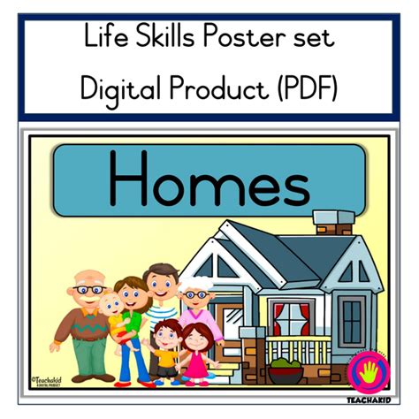 Homes Life Skills Theme Digital Teachakid