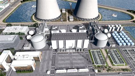 My first nuclear power plant with water treatment and recycling ! (WIP ...