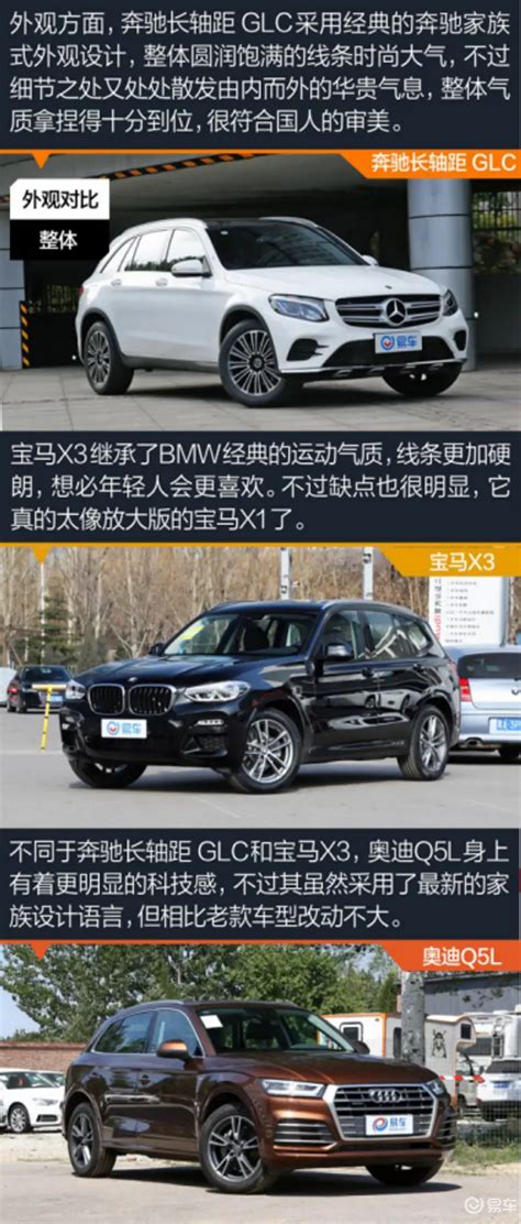 奔驰长轴距glc、宝马x3、奥迪q5l，谁才是豪华中型suv王者？汽车产经网