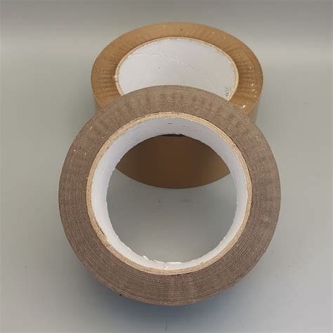 Big Rolls Fragile Carton Sealing Brown Tape Be Suitable For Hot Melt