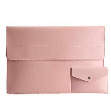 Köp Laptop Sleeve 2 Set PU Läder Väska 13 3 Rosa Teknikhallen se