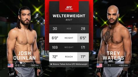 Josh Quinlan Vs Trey Waters Ufc Vegas