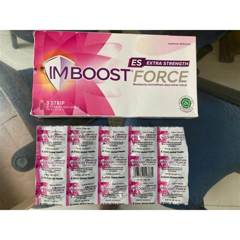 Jual Imboost Force ES Extra Strength Per 1 Kaplet Tablet ORIGINAL