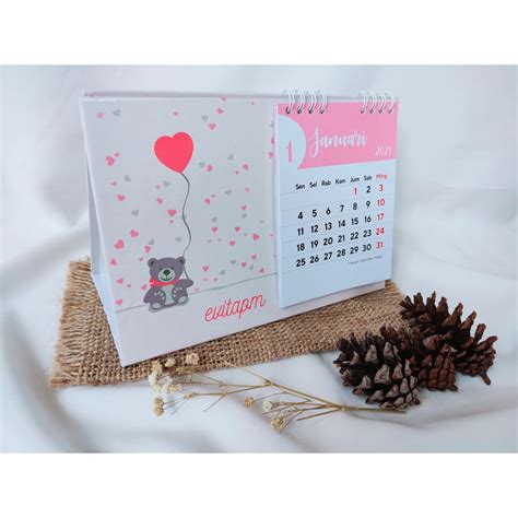 Jual Haymart Kalender Duduk 2023 Custom Half Kalender Masehi Hijriyah Jawa Shopee Indonesia