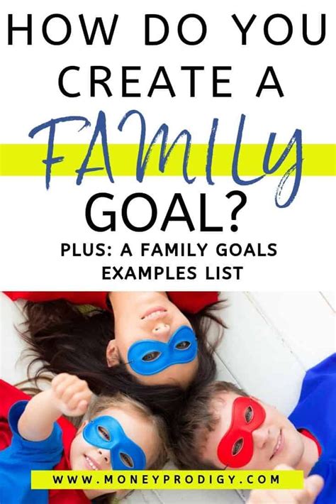 Step-by-Step Family Goals Plan (Plus Family Goals Examples List ...